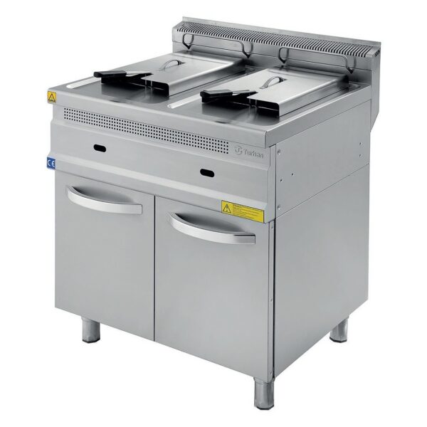Freidora a gas con mueble Serie 700 TC.7FG800 800mm
