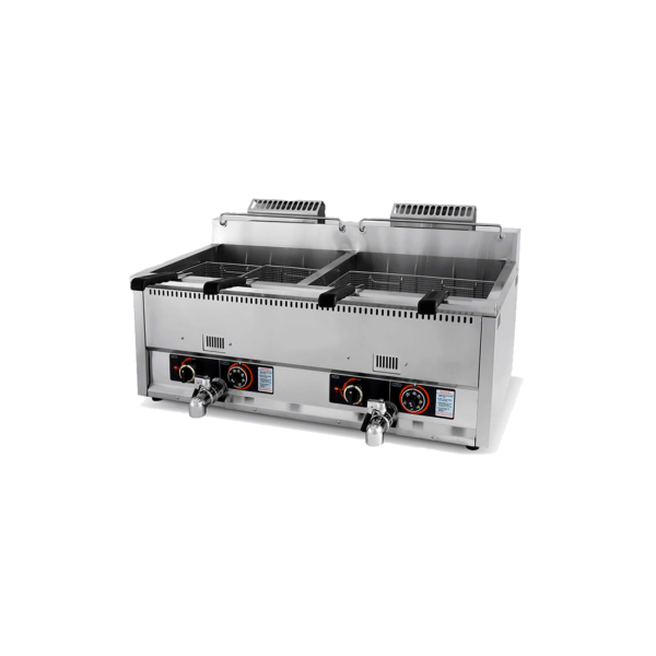 Freidora a gas doble sobremesa GF-17H-2