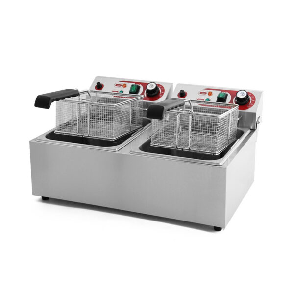 Freidora Eléctrica 7+7L Cuba Doble EF-102B 3,25+3,25KW