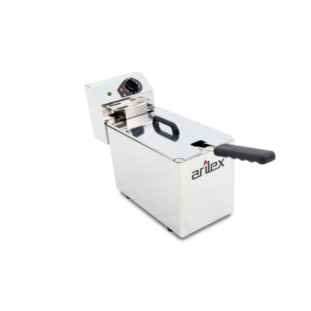 Freidora eléctrica EVOLUTION sin grifo capacidad 5 litros con potencia 3 kw monofásica EVO5