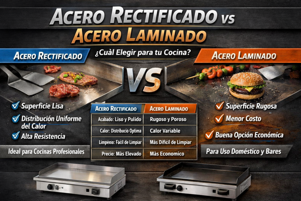 Diferencias entre Acero Rectificado y Acero Laminado