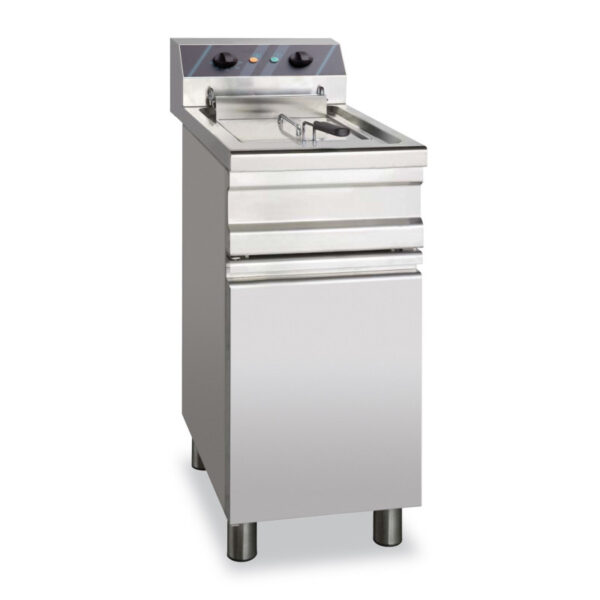 Freidora Eléctrica 14 Litros 9 kW Trifásica con Mueble EF12S STAND ALONE