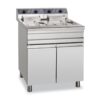 Freidora Eléctrica 14+14 Litros 9+9 kW Trifáscia con Mueble EF12+12S STAND ALONE