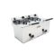 Freidora eléctrica EVOLUTION con grifo capacidad 12+12 litros con potencia 7,5+7,5 kw trifásica con contactor