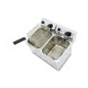 Freidora eléctrica EVOLUTION sin grifo capacidad 10+10 litros con potencia 3,5+3,5 kw monofásica con contactor