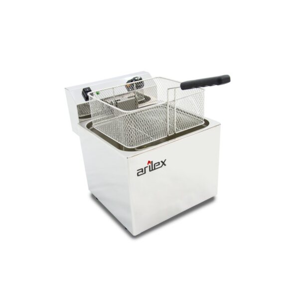 Freidora eléctrica EVOLUTION sin grifo capacidad 12 litros con potencia 4,5 kw monofásica con contactor