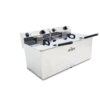 Freidora eléctrica EVOLUTION sin grifo capacidad 12+12 litros con potencia 4,5+4,5 kw monofásica con contactor