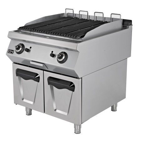 Barbacoa a Gas Piedra Volcánica Sobremesa 17,34 kW 800x730x300h mm EMPPLS7LG020 Línea 700 Estambul